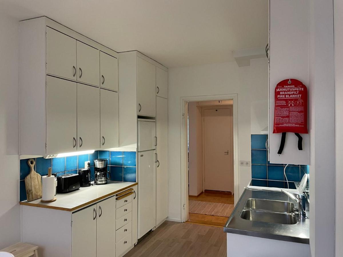 Ferienwohnung Keskusta Kaksio Tuomiokirkon Ja Yliopiston Laehellae Turku Exterior foto